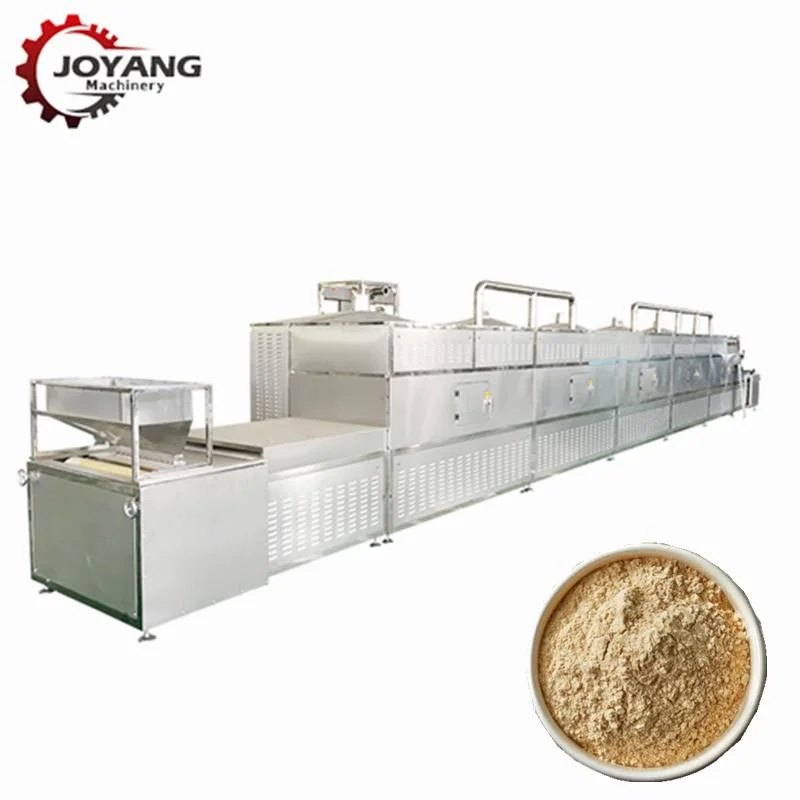 Tunnel Microwave Fennel Cumin Pepper Ginger Green Onion Cinnamon Drying and Dried Fruits Sterilization Equipment