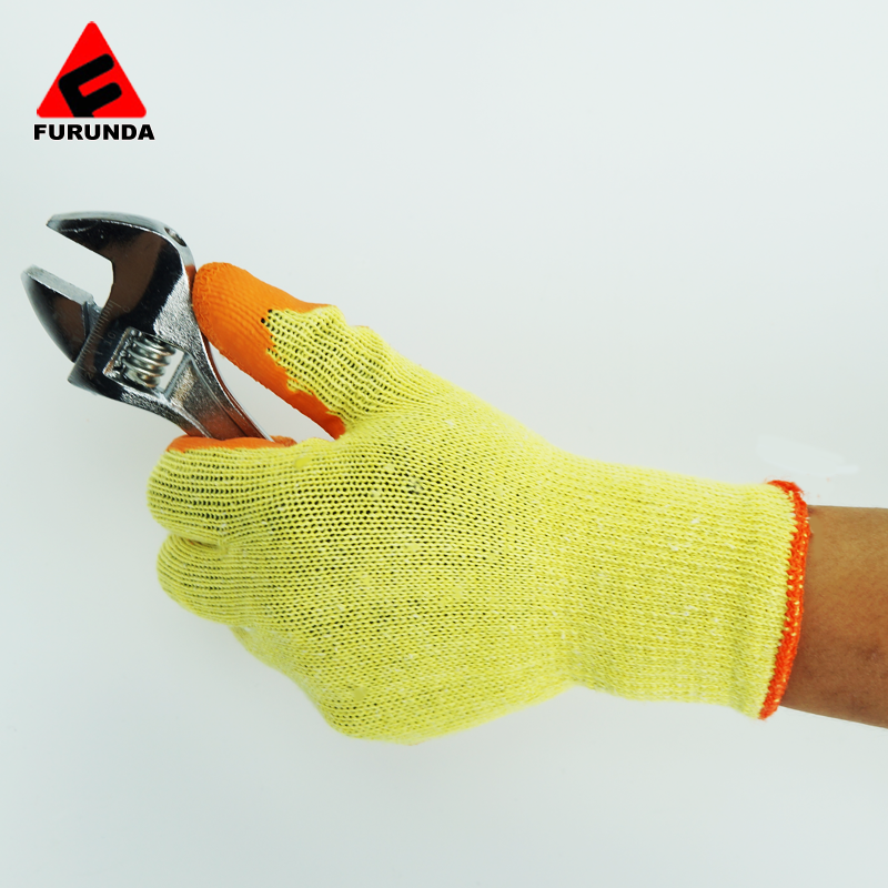 Industrial Safety Wrinkle Latex Hand Protective Wholesale/Supplier Construction Anti Slip Grip Heavy Duty Latex Coated Working Gloves