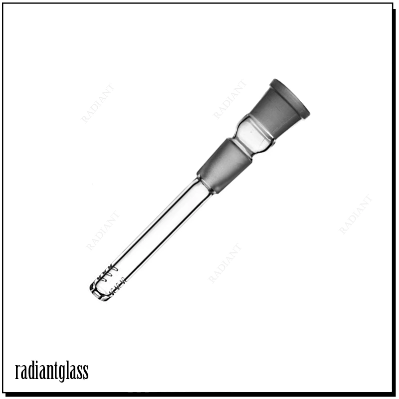 Downstem de vidro com a taça entre as articulações de moagem ACESSÓRIOS PARA FUMADORES