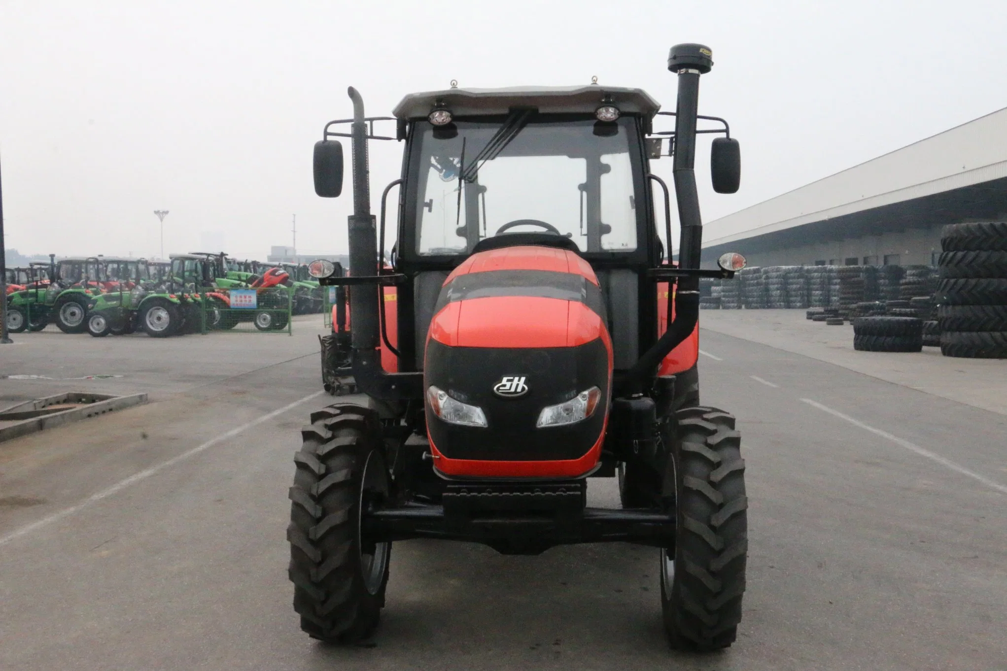 Caibn 90HP Manufacturer Supply High quality/High cost performance  Low Price Chinese Tractor Agricola for Farm Agriculture Machine 4WD Farmlead Brand Tractor by Deutz-Fahr