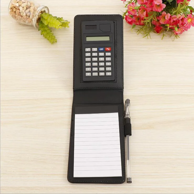 Office Palm Size Notepad Portable Address Boox PU Leather Jotter Book