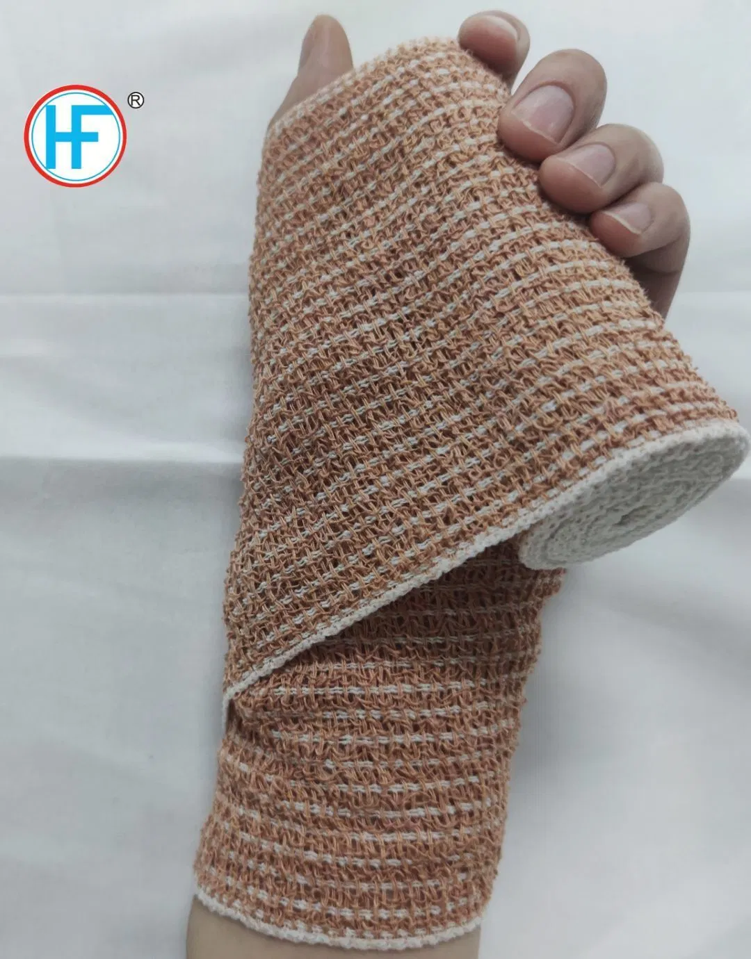 Best Selling Factory Medical Supply Wound Dressing Skin Color Elastic Crepe Bandage