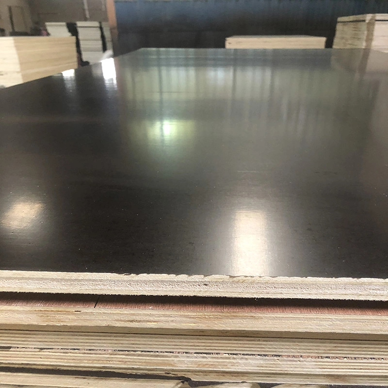 Customized Size 18mm Waterproof Black Film Faced Plywood Concrete Formwork Plywood for Construction From China