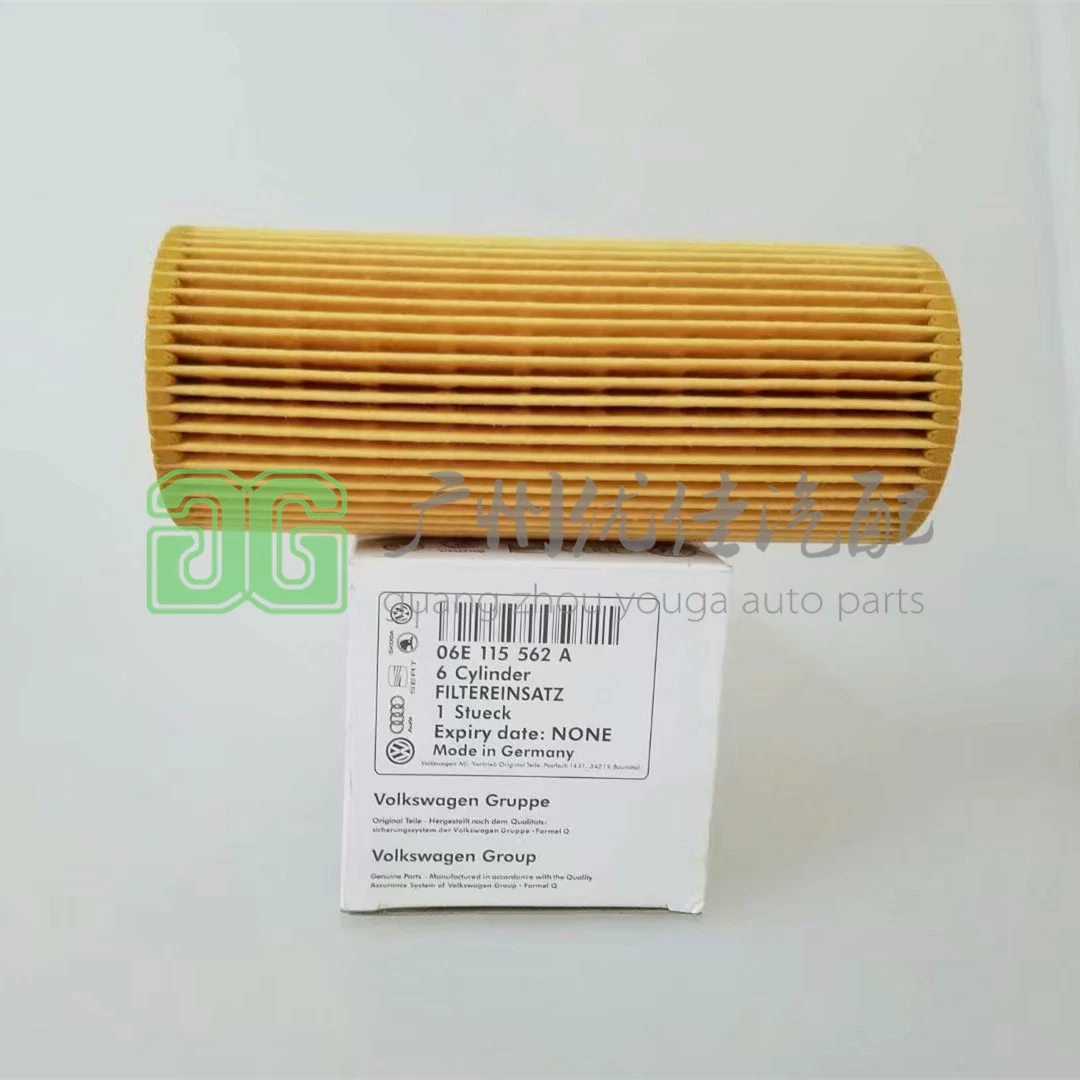 Original Packing 6e115562A for VW VGA Audi Auto Oil Filter Manufacturer