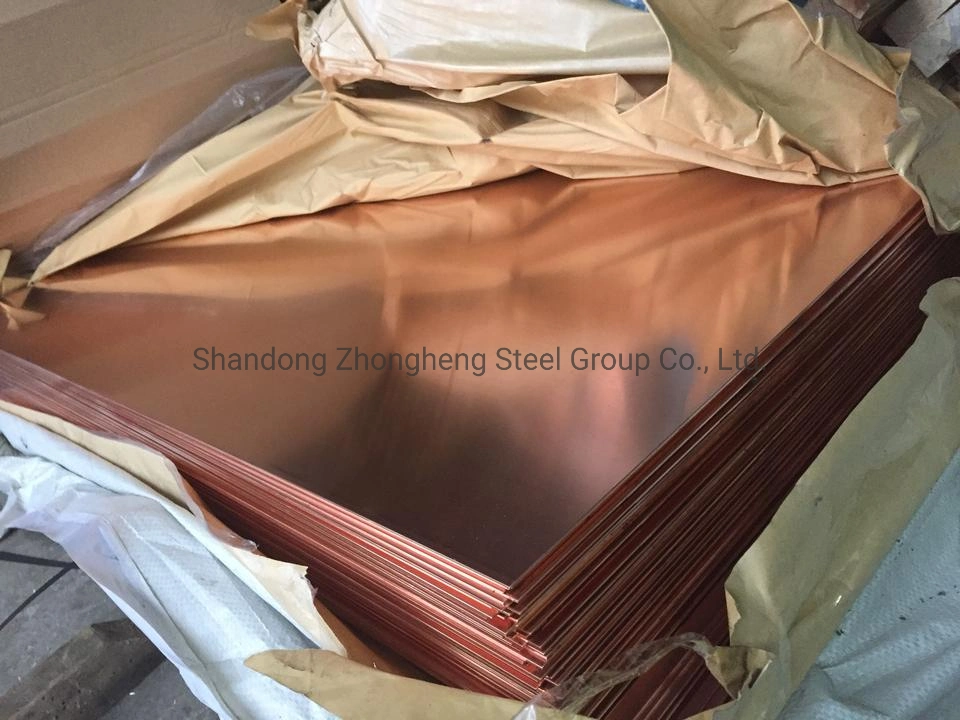 4X8 Copper Sheet Customized 99.9% 0.3mm 0.5mm 4mm Thick Pure Flexible Copper Sheet