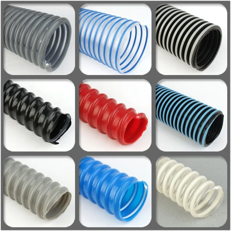 Flexible Corrugated Plastic Tubing PVC Reinforced Plastic Flexible Hose