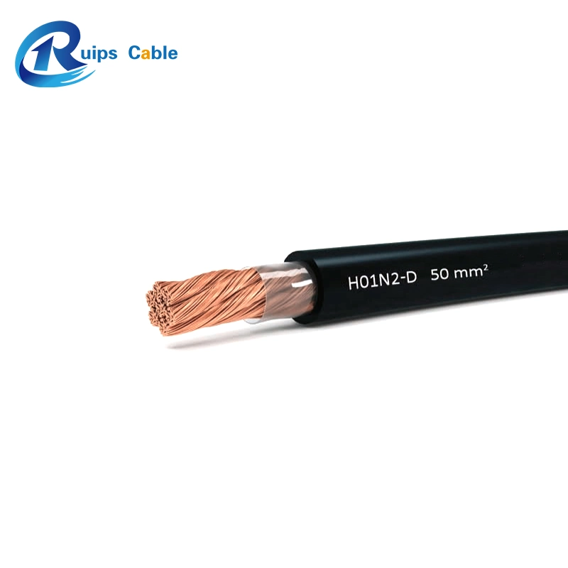 Electrical H01n2-D/E (NSKFFOU) Flexible Rubber Insulated 1/0 2/0 3/0 4/0 AWG 16mm 25mm2 35mm 35mm2 50mm2 70mm Welding Cable with Reinforced