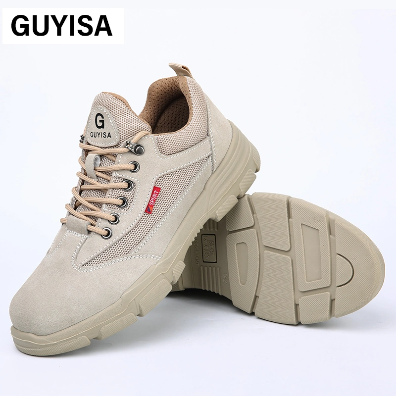 Guyisa Four Seasons Fashion Wear-Resistant Anti-Smashing Anti-Piercing Safety Shoes