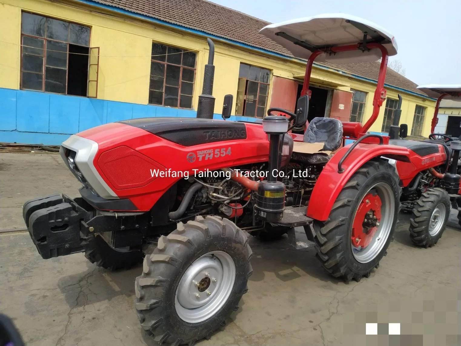 Máquina de la agricultura 50 HP 4WD caminando de la rueda de tractor agrícola Jardín