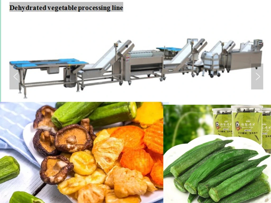 Multifunctional Hot Selling Dehydrated Vegetable Processing Line