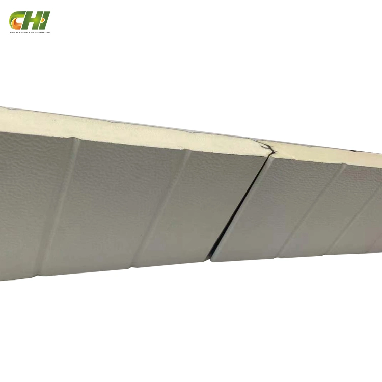 Aluminum Polyurethane Steel PVC Fiber Panel Garage Door Lowes Panel 40mm PVC Sandwich Panel for Garage Doors