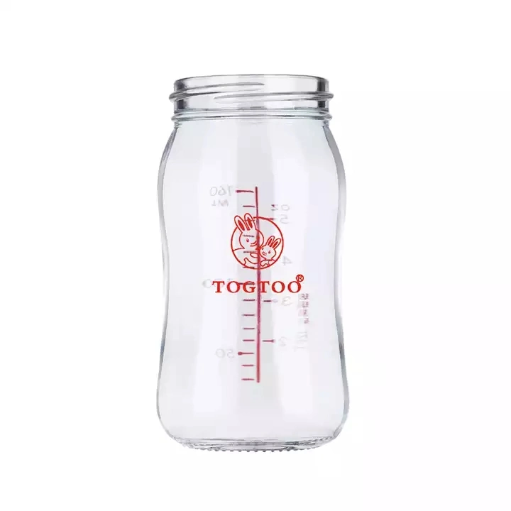 120ml 150ml 180ml 240ml claro vaso de leite para alimentar bebês mamadeira de vidro