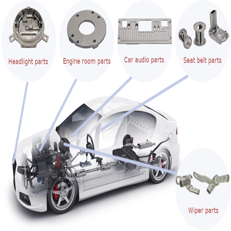 Das kundenspezifische Hochdruck Autoteil-Aluminiumzink Druckguß