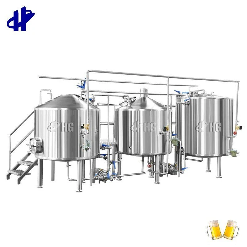 800L 1000L 1500L 2000L Stainless Steel Combined Brewhouse Turnkey Project of Brewery Whole Set Beer Brewing Equipment