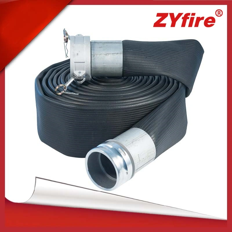 Zyfire 6 Inch 100 Meter Layflat Multipurpose Industrial Rubber Discharge Hose