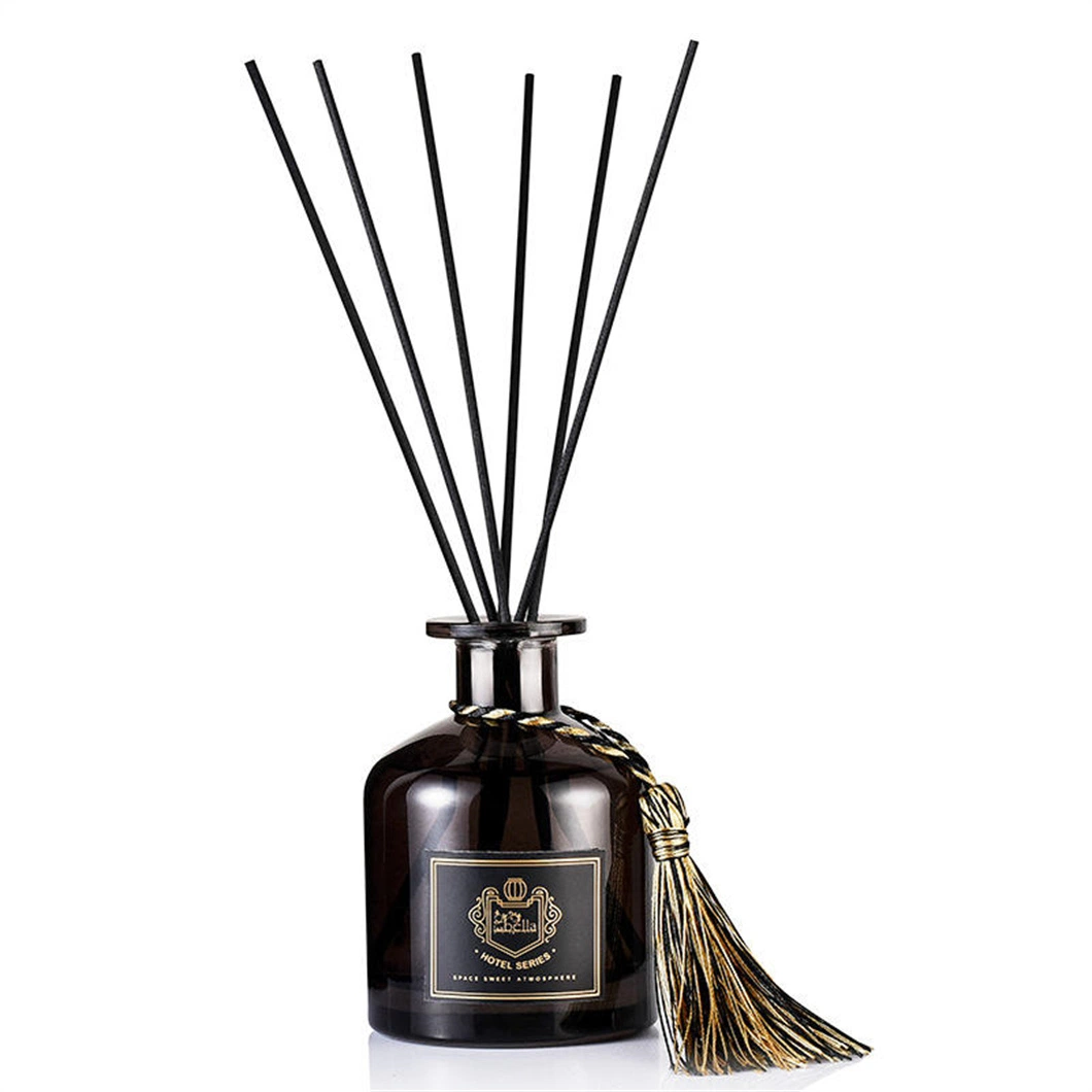 Долговечный натуральный рассеиватель Luxury Reed Diffuser для дома и. Отель с цветными коробками и волоконно-оптической рукоятью