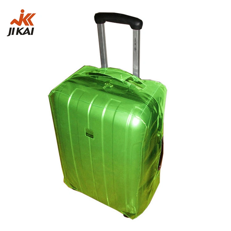 Cache bagages transparent coloré valise transparente en PVC avec couvercle protecteur de sac de voyage gratuit