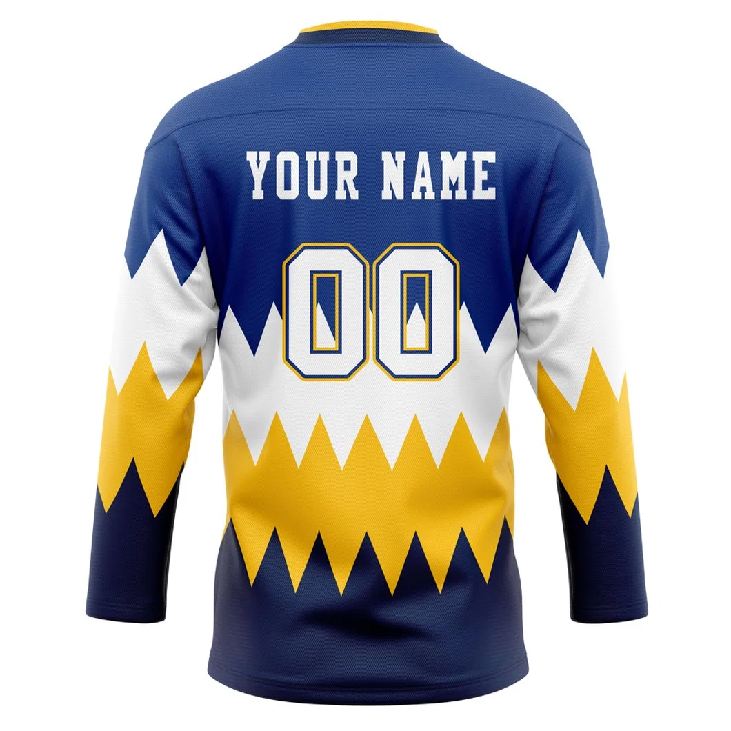 Custom 100% polyester hommes Sublimation Hip Hop Shirts OEM Sports Wear Maillots de hockey sur glace