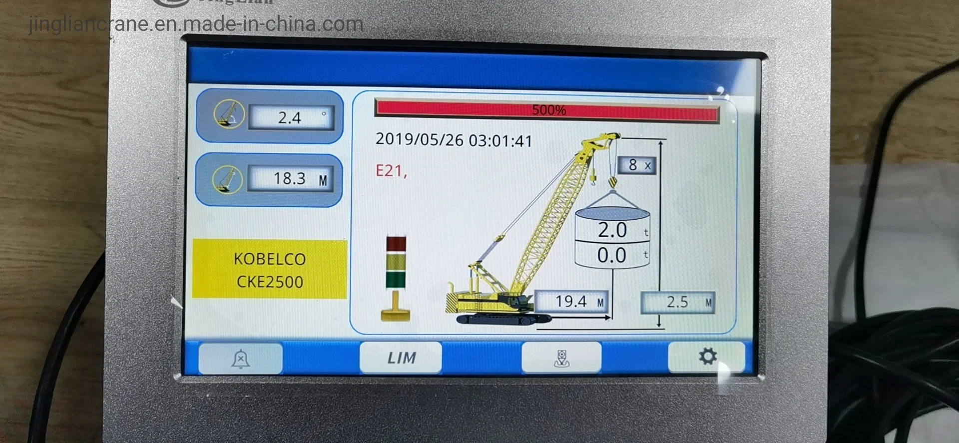 Replacement Lmi Safe Load Indicator Fixed on Kobelco Hitachi Sumitomo Crane 250ton Scx2500