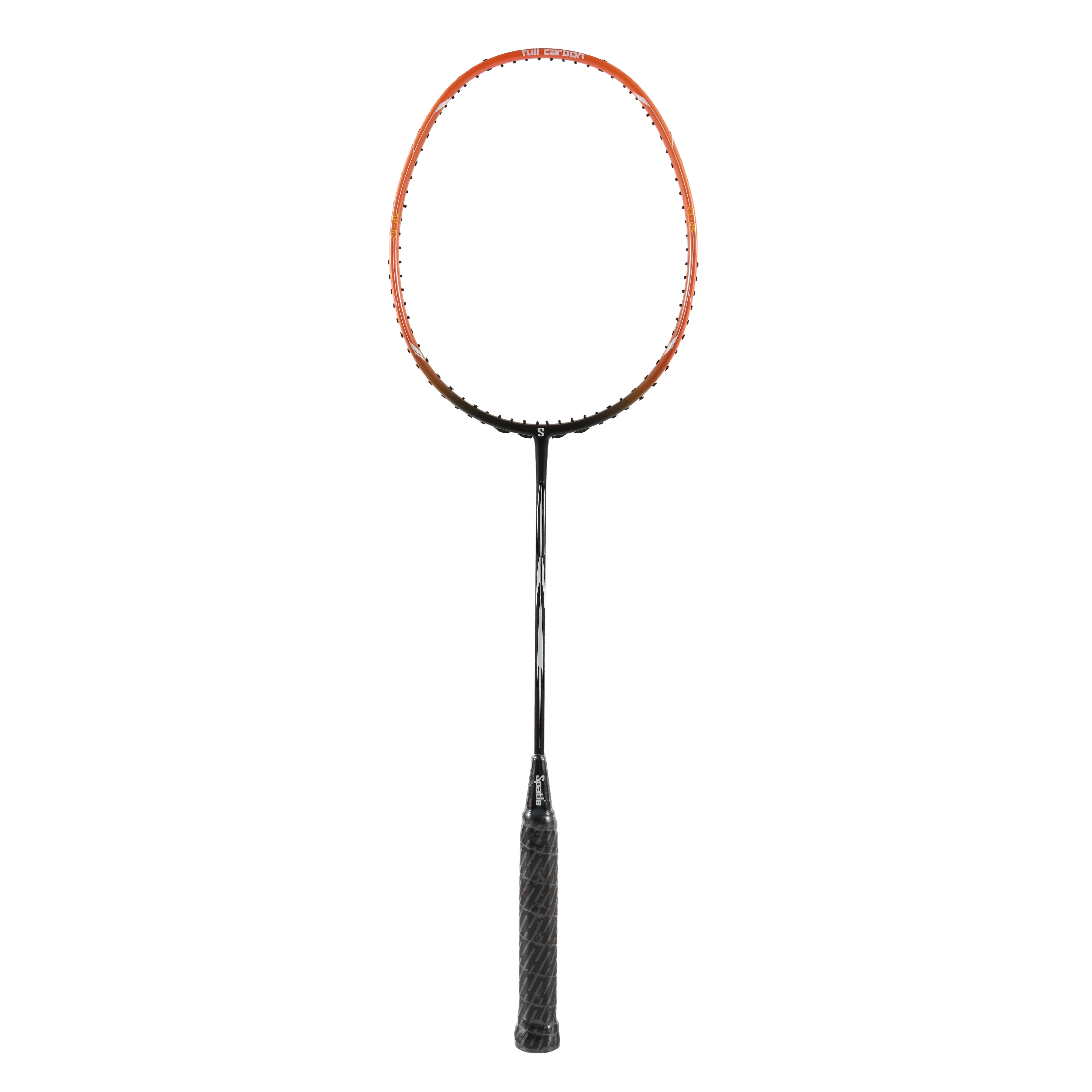 Factory Wholesale/Supplier Different Colors Customized Logo Badminton Racket Carbon Graphite