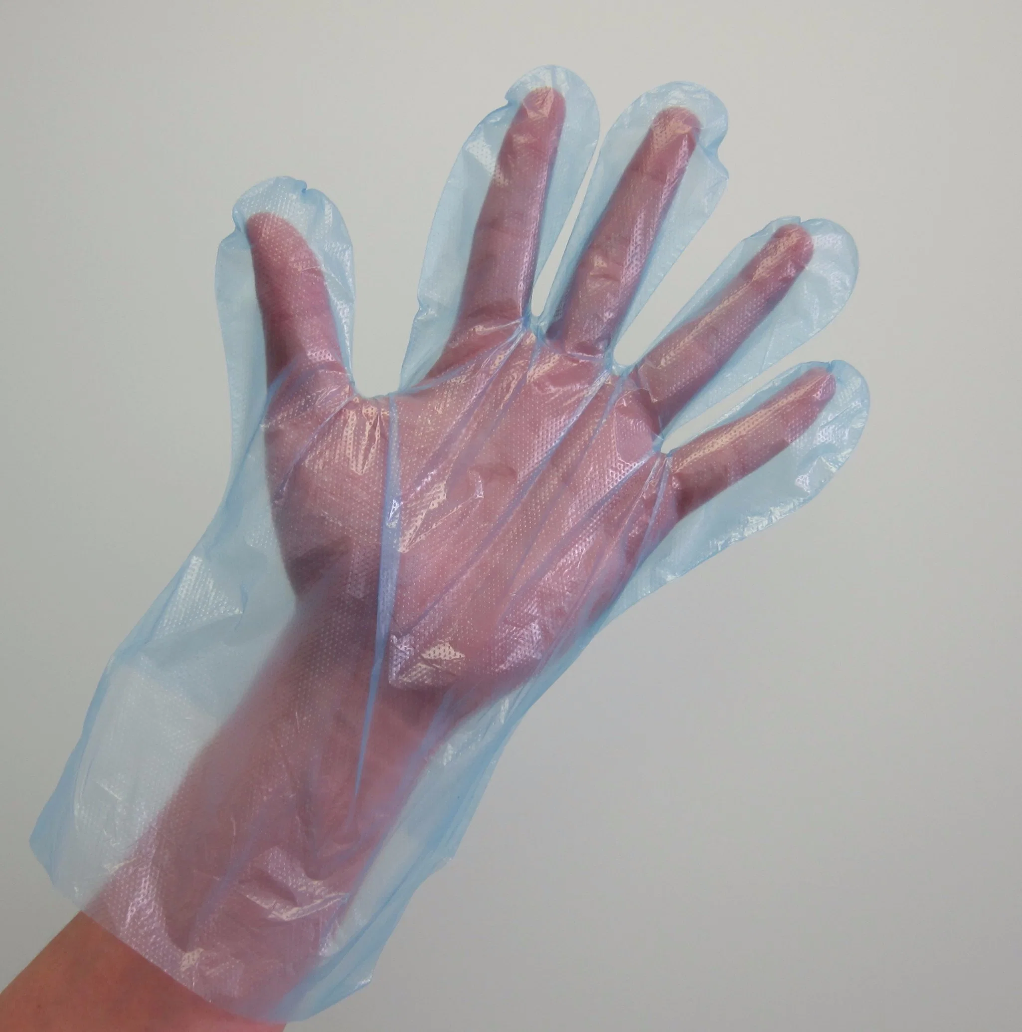 Guantes polivinílicos quirúrgicos estéril disponibles, guantes médicos del PE de la mano de Freedisposable del polvo