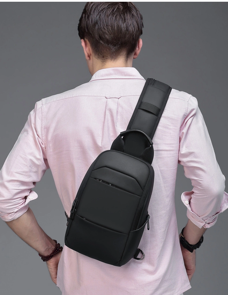 El hombre impermeable moda hombro de viajes de placer único de 9,7 pulgadas de la Cruz Tablet cuerpo pecho Bolsa Bolsa Sling (CY6860)