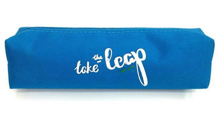 Promotional Customized Logo Printed Travel Makeup Pouch Pen Pencil Bag