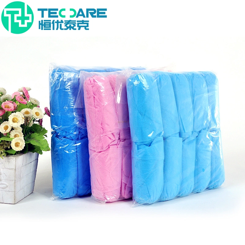 Factory Wholesale/Supplier Disposable Non-Woven Foot Protective Anti Slip Shoe Covers for Indoor