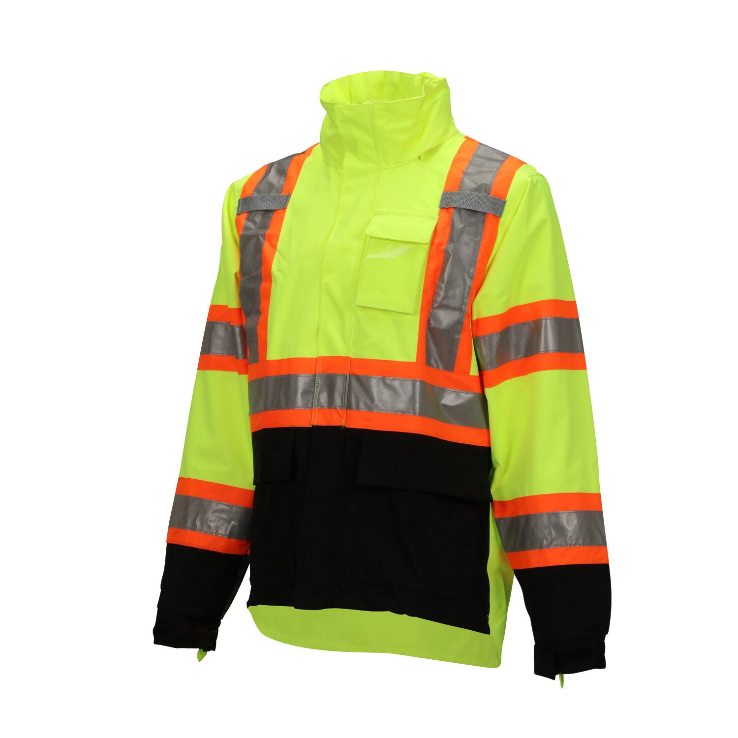 High Visibility Safety Shirt Herren High Reflective Workwear Regenmantel Regen Jacke