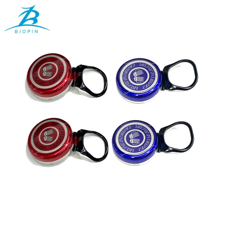 Custom Printed Soft Drink Lid Pull Ring Cap 26mm Aluminum Easy Open End Beer Beverage Bottle Cap