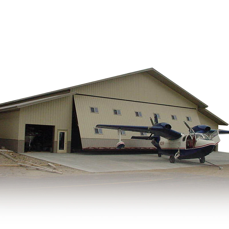 Moderne Flugzeuge Hangar Prefab Grab Hangar Stahlkonstruktion