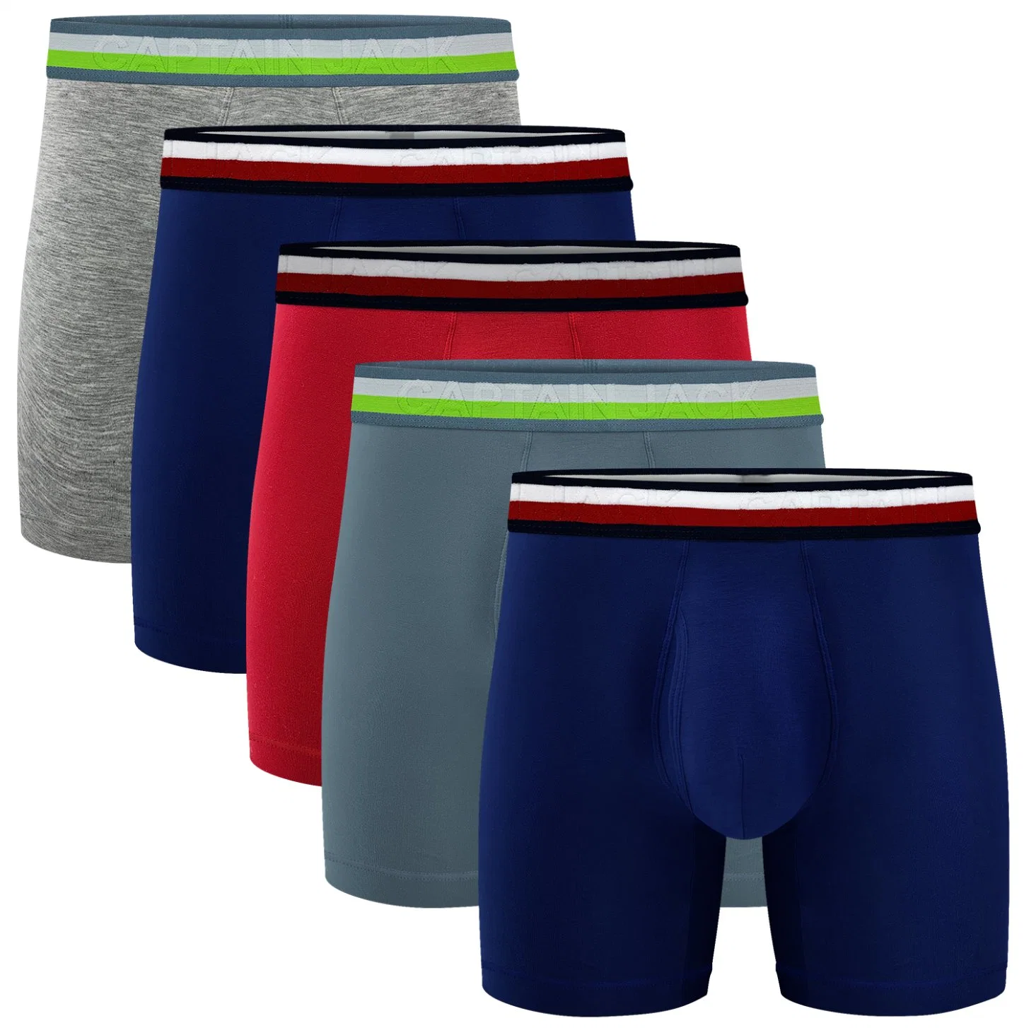 Manufactured Soft Comfort Modal Spandex Colorful Men Boxers Underwear