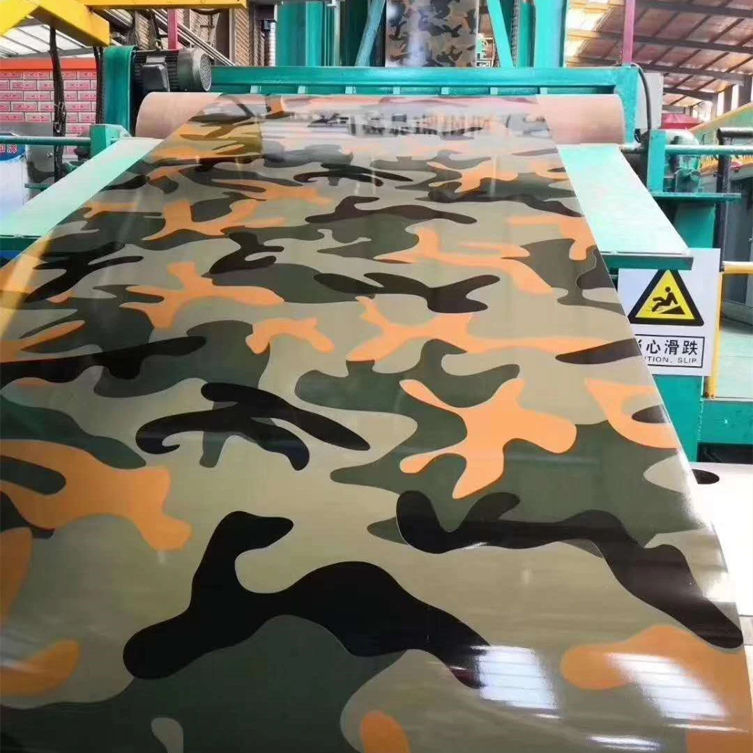 Army Color Steel for House Making Army Steel Construction Material Prepainted Galvanized Steel Coil Army Finish