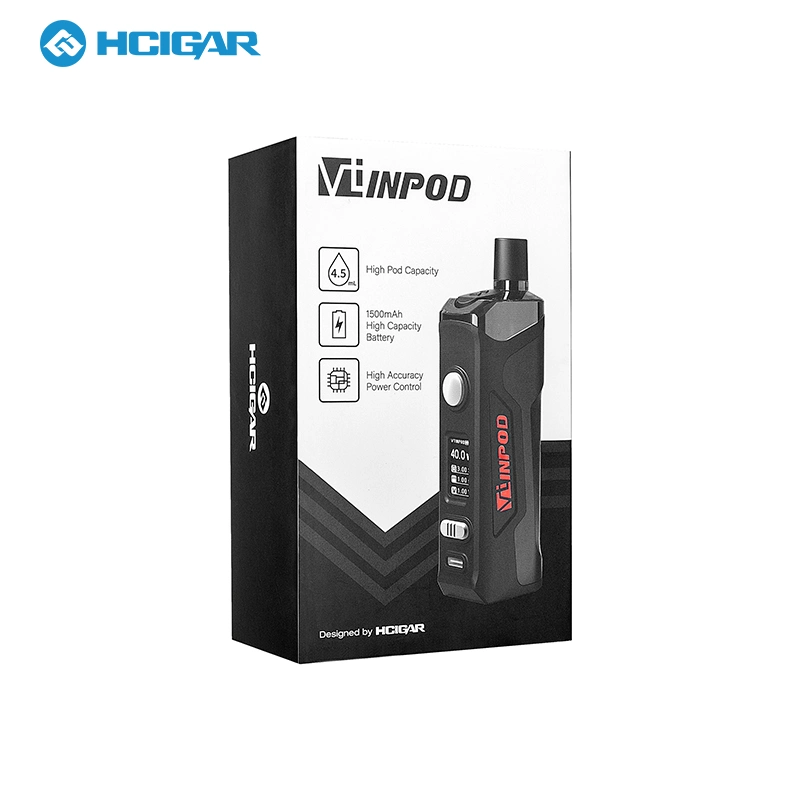 New Arrival Factory Vtinpod Kit Refillable 4.5ml Pods Wholesale/Supplier Vaporizer Pen Cartridges