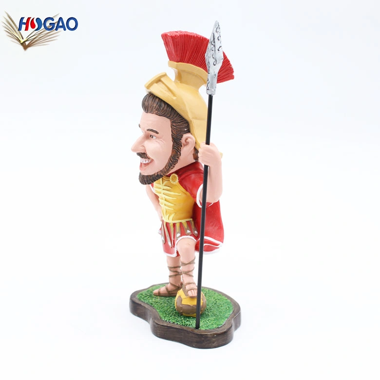 Wholesale/Supplier Handmade Cheap Resin Knight Figurine Bobble Head