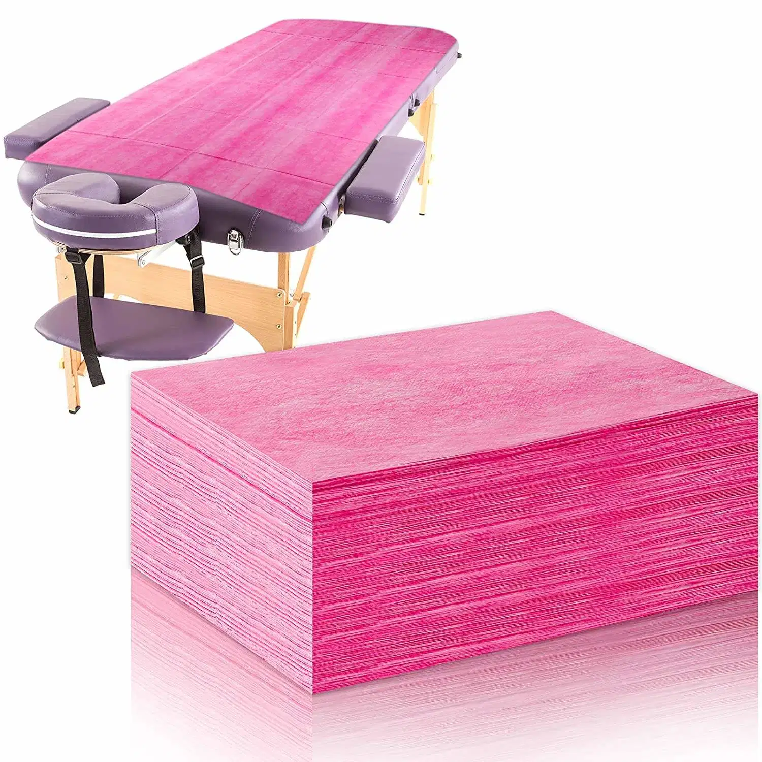 Hotel Home Beauty Room Use PP Non-Woven Disposable Waterproof Massage Bed Sheets Hospital Medical Bed Sheet