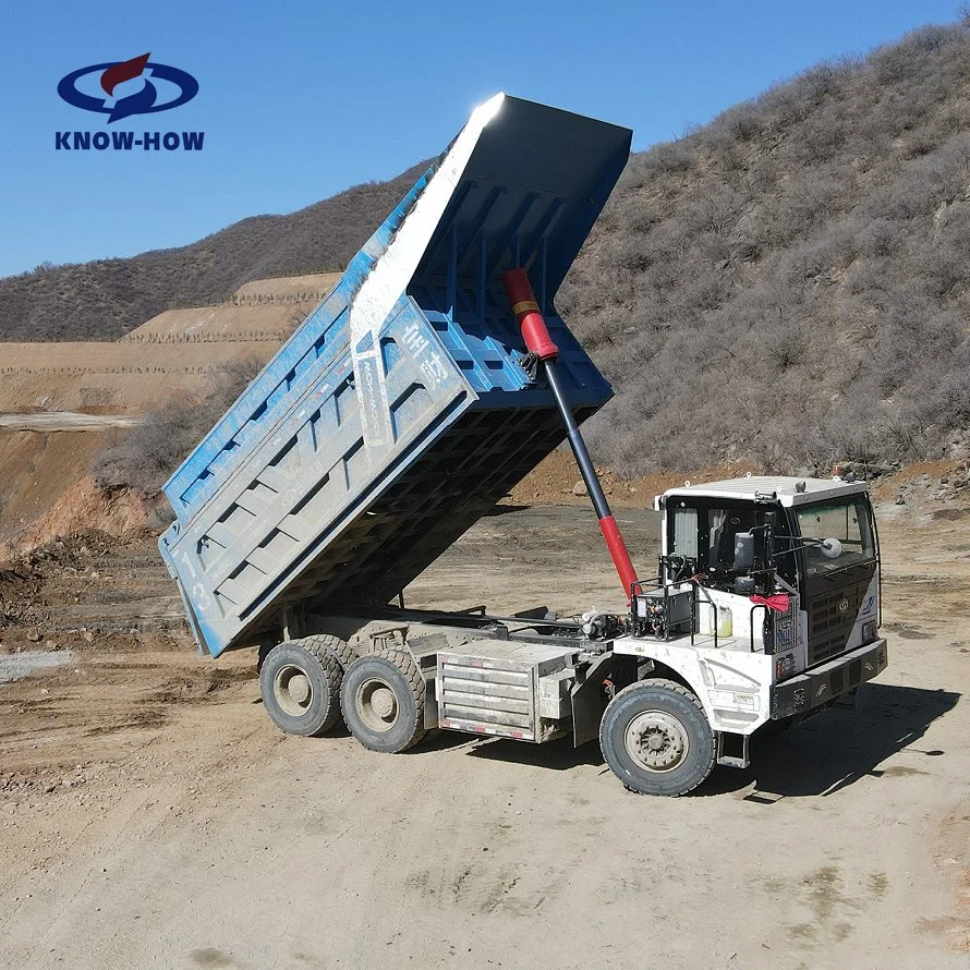 6X4 Wheels 60 Tons Rated Load Know-How Brand New Energy Electric Dump Truck,Tipper Truck, Tractor Truck with Double Lithium Iron Phosphate Battery Driving Motor