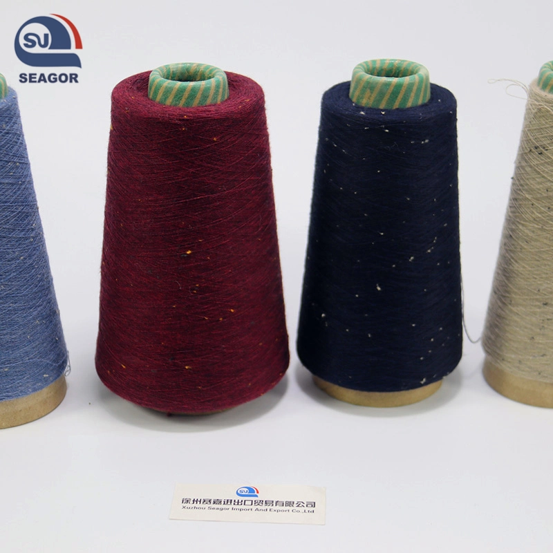 Cashmere Colored Worsted 21-23 Merino Wool Yarn for Machine Weaving and Knitting (Certificate: Oeko-tex100/GRS/BCI/GOTS/FSC/OBP)