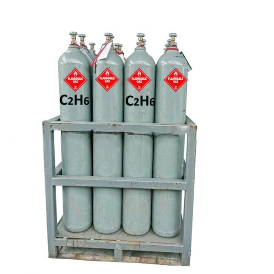 غاز التبريد عالي الأمن الساخن الساخن R170 Ethane C2h6 Ethaene Gas