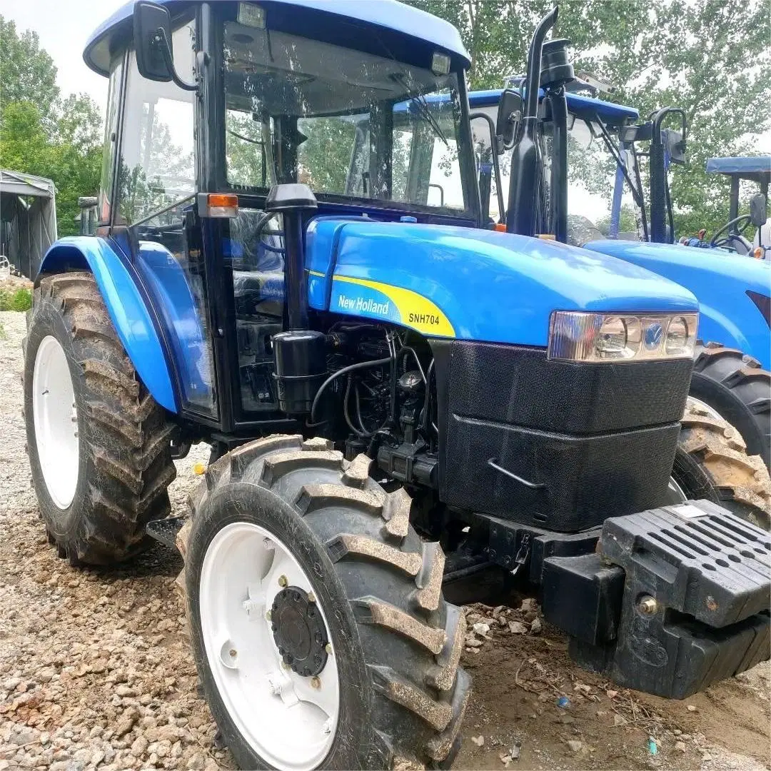 Trator de segunda mão New Holland Snh704 máquinas agrícolas trator 70HP