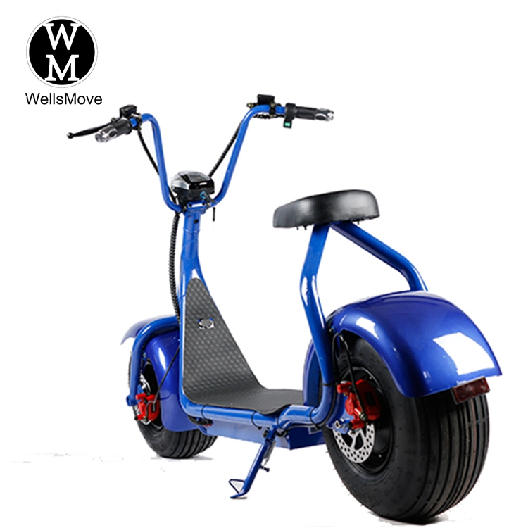 1500W/Seev Citycoco/Lobo/Scrooser Scooter eléctrico neumático Fat/Harley motocicleta eléctrica