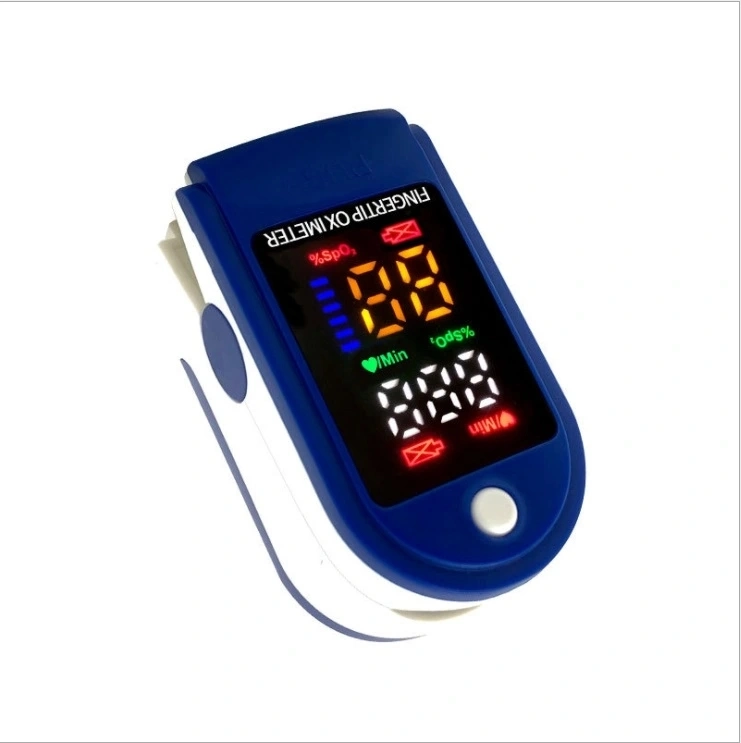 Lk87 Finger Clip Type 4-Color LED Blood Oximeter Nesting Heart Rate Pulse Detection 4-Color LED Blood Oximeter