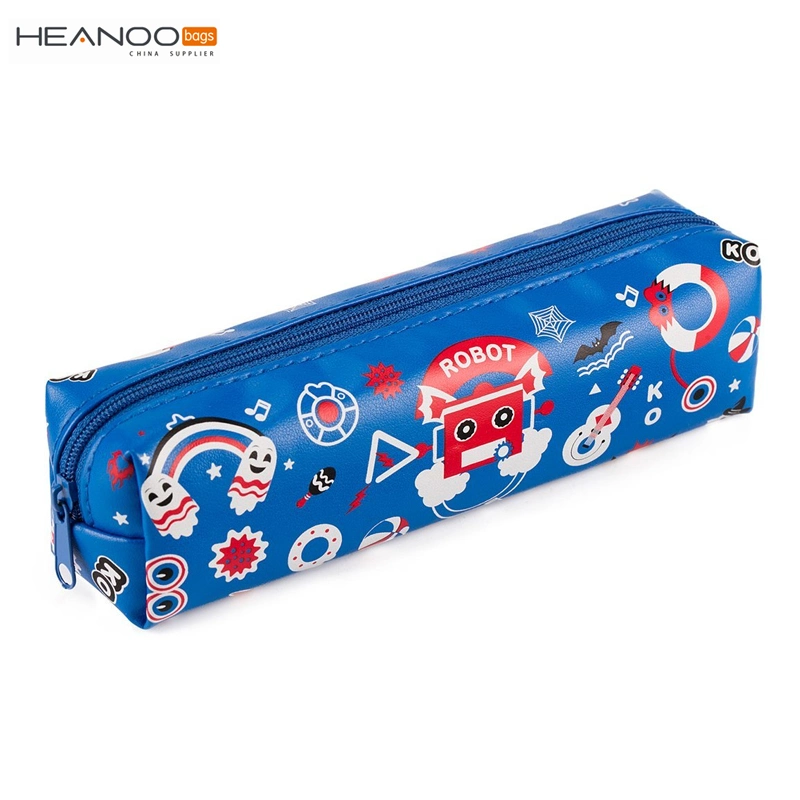 Kids School Cartoon Stationery Holders Pen Case Custom Pencil Bag with Zipper