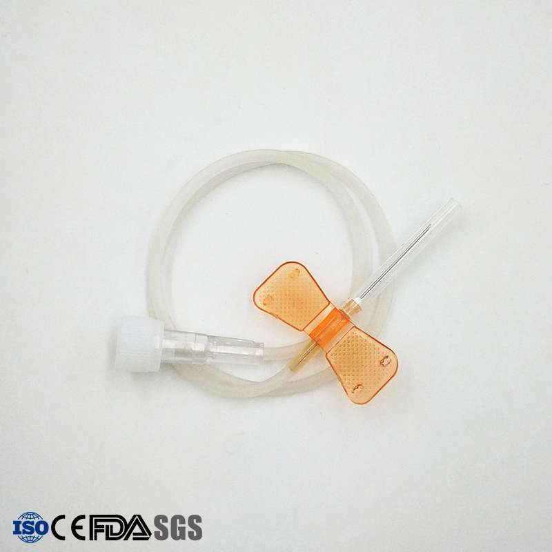 مجموعة عقم فروة الرأس التي يمكن التخلص منها، قفل اللوز، 18-27 جم، CE&amp;ISO13485