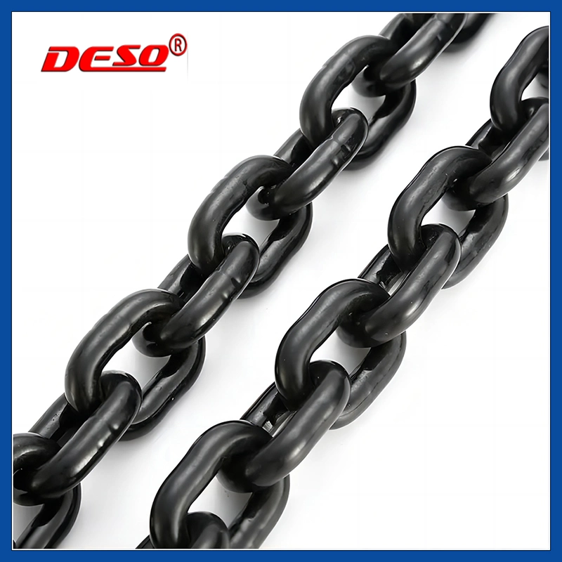 Marine Rigging Hardware G80 Lifting Welded Steel Chain with High Capacity