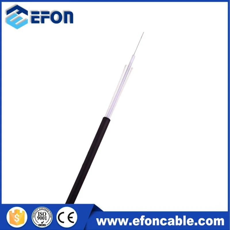 Sm/mm Outdoor Aerial Easy to Install FTTH 2 Hilos Optical Fiber Cable Price Per Meter