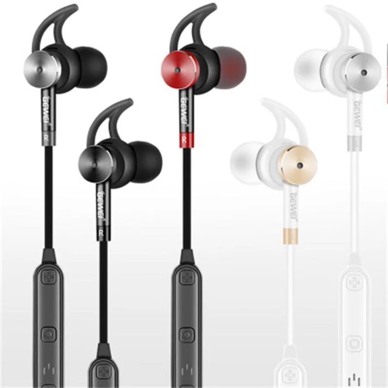 Factory Wholesale Wireless Bluetooth Sweatproof in-Ear Sports Headphones with Microphone