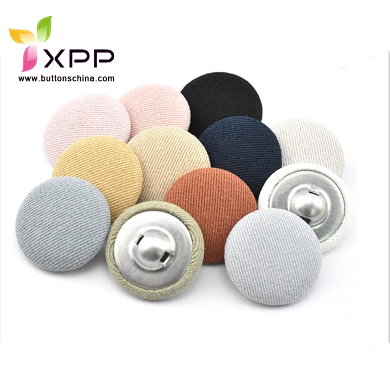 Aluminum Fabric Cover Button