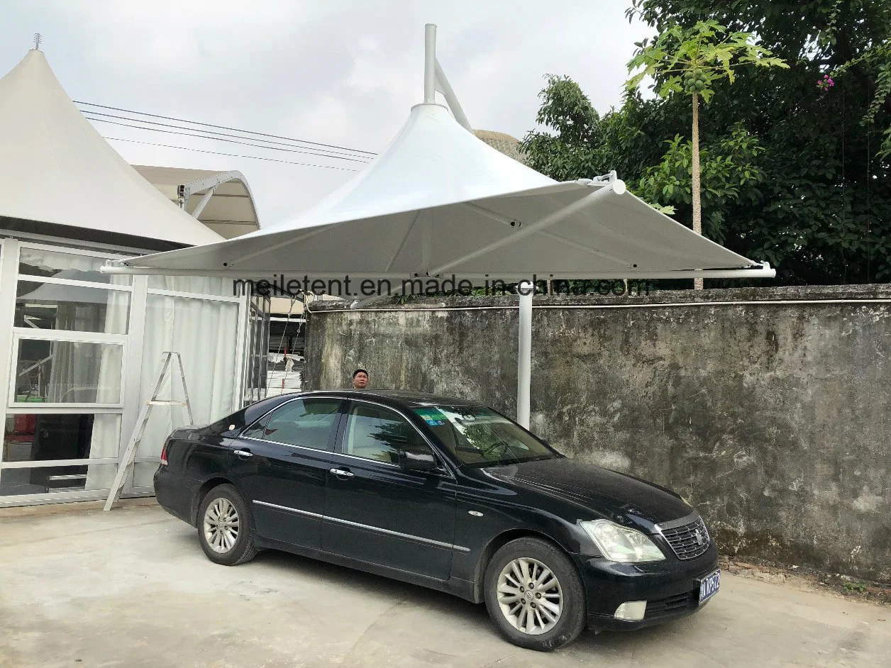 Luxury Car Parking Shade Membrane Stretched Tent for Villa