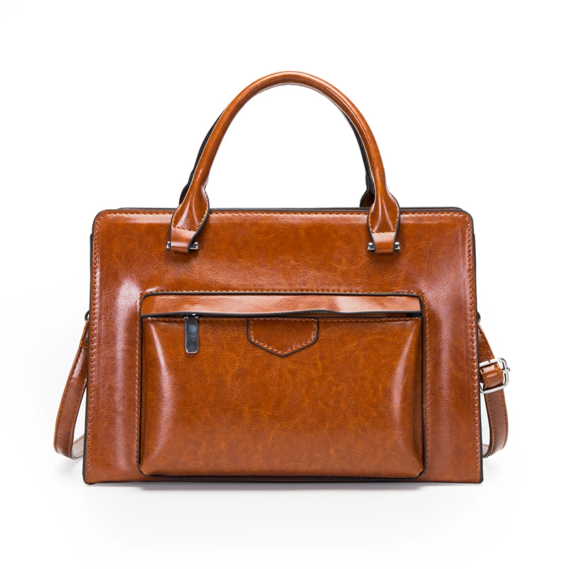 2023 New Fashion One Shoulder Crossbody Portable Business Briefcase Document Bag Women's Bag